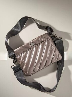 THINK ROYLN Pearl Latte Quilted Crossbody NWT